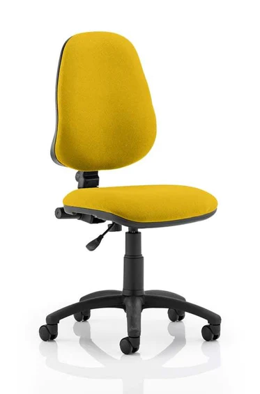 Eclipse 1 Plus Fabric Operator Office Chair - Optional Colour and Armrests